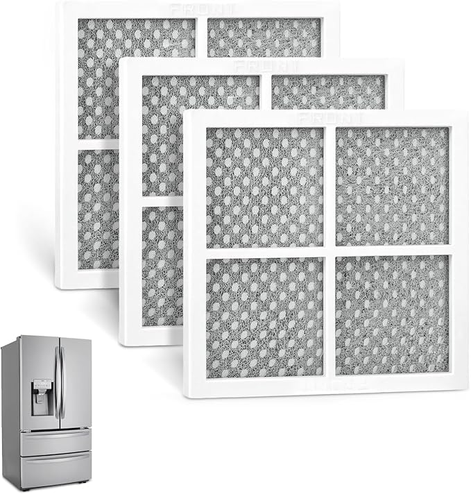LRMXS2806S LFX25991ST 3-PACK Refrigerator Air Filter Replacement for LG LFX28968ST LFX31925ST LFX31945ST LFXC22526S LFXC24726D LFCS31626S LFX25992ST LFX28968D LFX28968SW LFX29927SB LFX29927ST