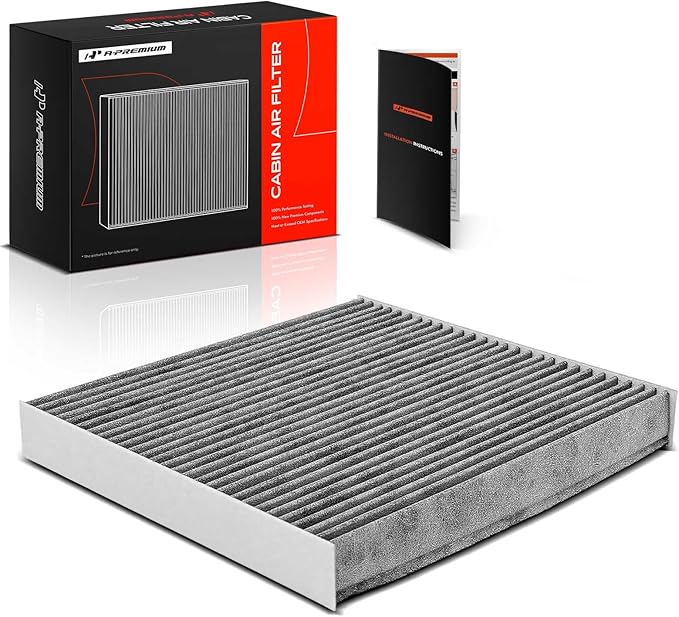 A-Premium Cabin Air Filter with Activated Carbon Compatible with Honda & Acura - Civic, CR-V, CRV, Accord, Odyssey, CSX, ILX, MDX, RDX, TLX