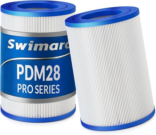 2-Pack PDM28, 461273, FC-9944 Replacement Hot Tub Filter, Compatible with DreamMaker & AquaRest Spa Filter, 7-1/4" x 5-1/2", Pro Series