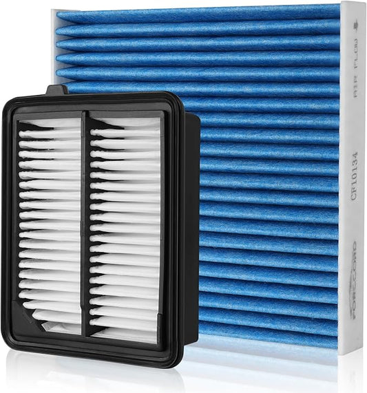 Cabin & Engine Air Filter Fit for Honda Accord (2014-2015 2017-2022) 2.0L Hybrid Naturally Aspirated Only Air Filter Replace#CF10134 CA11399 (Not for Turbo Gas, Not for 1.5L/2.4L/3.5L!)