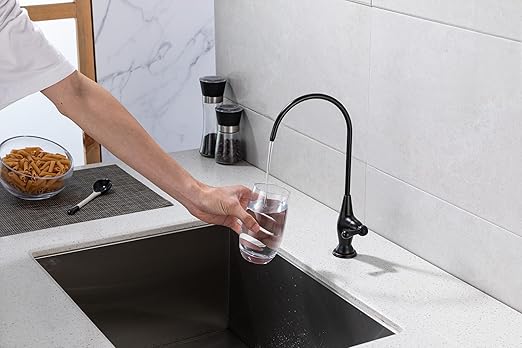 Sink Drinking Water Faucet, Sink Water Filter System, Suitable for Most Reverse Osmosis or Water Filtration Systems,Stainless Steel Reverse Osmosis Faucet for Kitchen Bar, Oil Rubbed Bronze