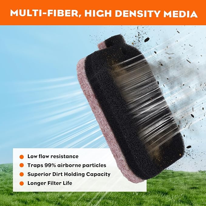 Hipa BG55 BG85 Air Filter Replacement for S-THIL BG 55 85 BG45 BG46 BG65 BR45 BR45C SH55 SH85 Leaf Blower Parts 4229-120-1800 with Fuel Primer Bulb Spark Plug Tune Up Kit