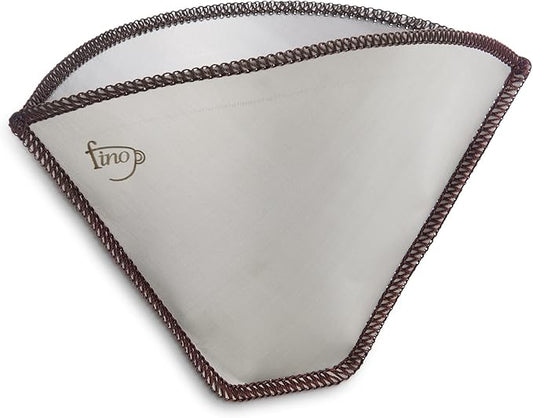 Fino Flexible Mesh Reusable Coffee Filter, Number 4-Size, Brews 8 to 12-Servings