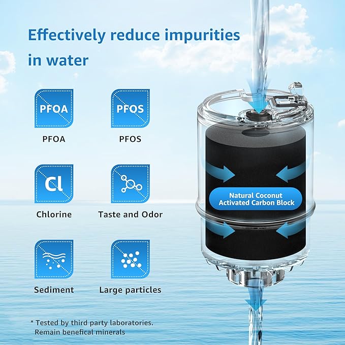 Filterlogic FF08 Faucet Water Filter Replacement, Compatible with All PUR® PLUS Water Filter Replacement RF9999®, NSF 42 Certified, 18-Month, 1800-Gallon, 6 Pack
