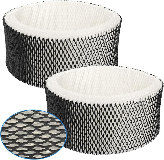 Podoy HWF62 Humidifier Filter Compatible with Holmes Sunbeam Humidifier Filter A, Replace HWF62 HWF62CS HWF62D SCM1100 SCM1701 SCM1702 SCM1762 SF212 HM1300 HM1761 (2 Pack)