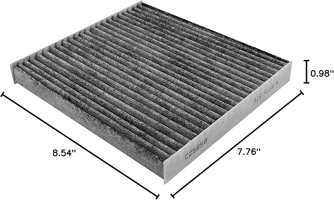 Cabin Air Filter Compatible with Ram 1500 2500 3500 4500 5500, for Jeep Wagoneer, Mazda CX-7 with Activated Carbon CF11671