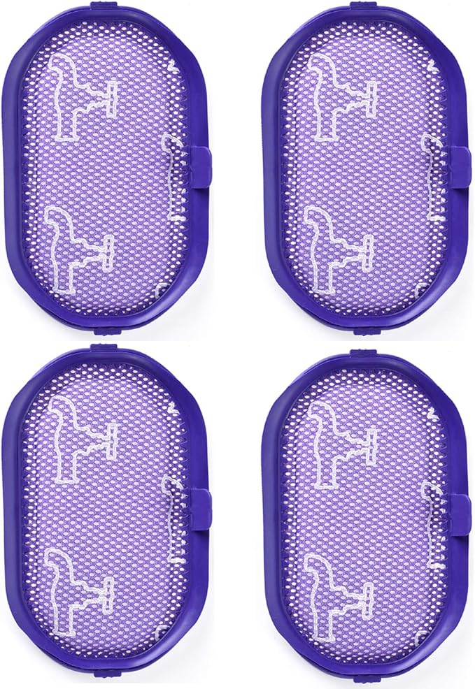 Anewise 4Pk Filter for Dyson DC44 Animal, DC35, DC31, DC56, DC34, DC30 Digital Slim Exclusive Multi Floor Vacuum Cleaner, Replacement Part #917066-02