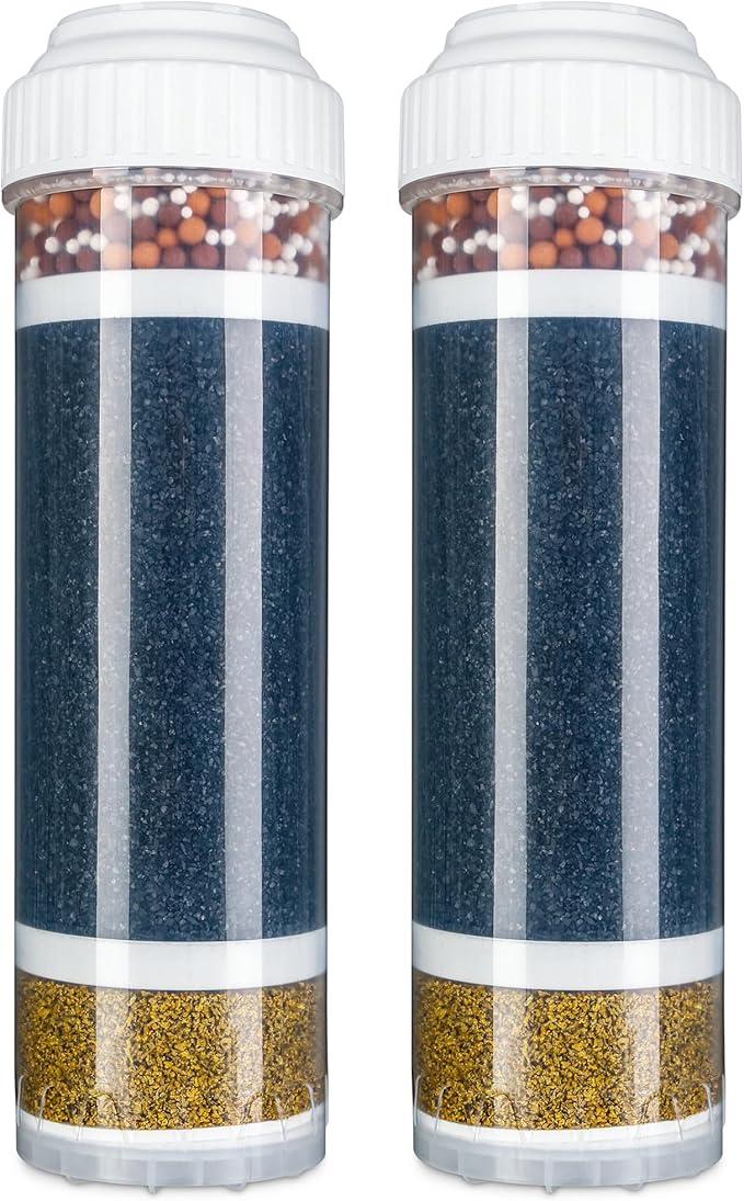 RF-1050 Replacement Filter Cartridge—Compatible with APEX MR-1050 and Anchor AF-1110 Advanced Alkaline Mineral Countertop Water Filter Cartridges, 2.5″ x 10″ (2 Pack)