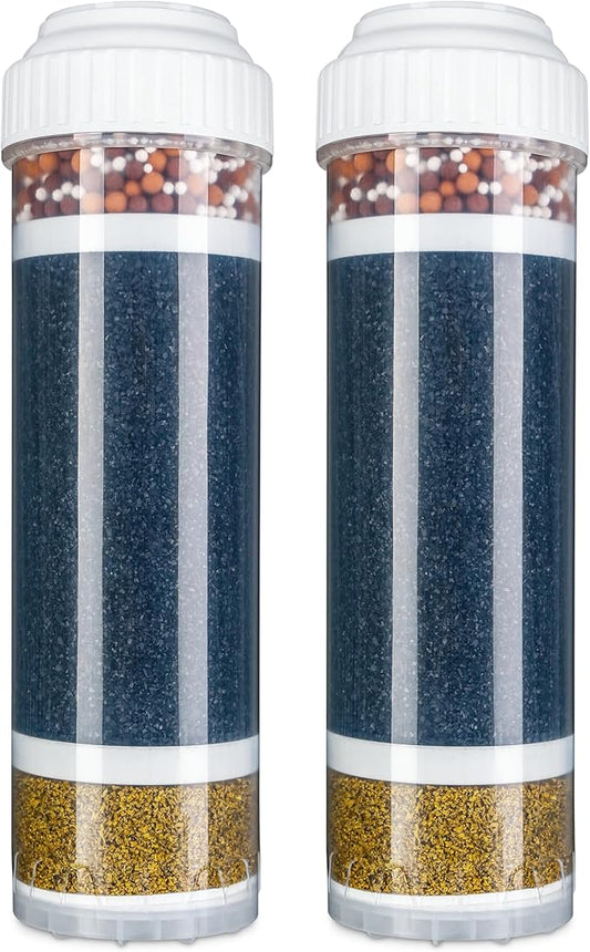 RF-1050 Replacement Filter Cartridge—Compatible with APEX MR-1050 and Anchor AF-1110 Advanced Alkaline Mineral Countertop Water Filter Cartridges, 2.5″ x 10″ (2 Pack)