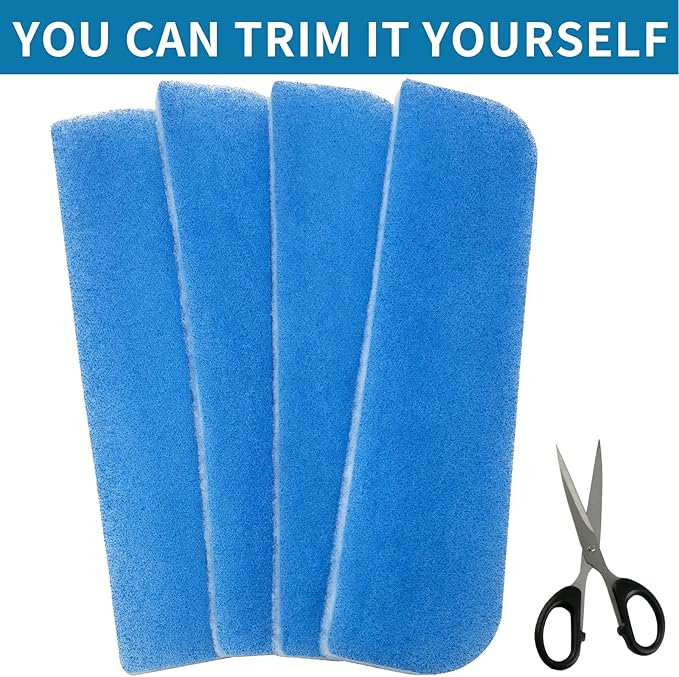 Tikfoam RV AC Filter 4 x 16 Inch RV Air Filters, MERV 6 Original Standard AC Filter 4 Filters