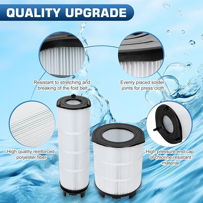 S7M120 Pool Filter Cartridges, 170145 Pool Filter Replacement for sta-rite System 3 25021-0200S & 25022-0201S Pool Filter Cartridge Module, Compatible with sta rite System 3 S7M120 Filter, 300 Sq.Ft