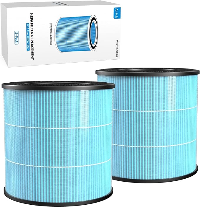 AIRTOK Air Purifier AP0601 Replacement Filters, 4-IN-1 High-efficiency HEPA Filter. (2 Pack）