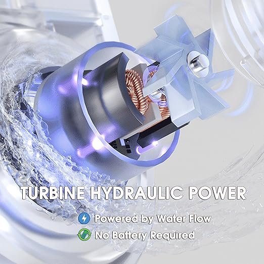Combo Eurolife Faucet Mount Water Filter EL-LS-A15, LED Sink Water Filter with UV Light and Real Time Filter Life Indicator, Carbon Filter 8 Level fine Filtration, Extra More 2 Carbon Filter Included