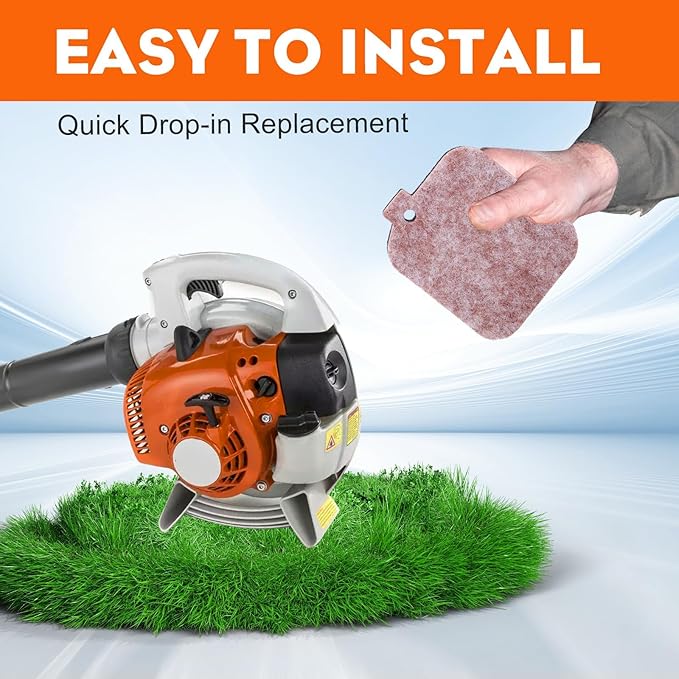 Hipa BG55 BG85 Air Filter Replacement for S-THIL BG 55 85 BG45 BG46 BG65 BR45 BR45C SH55 SH85 Leaf Blower Parts 4229-120-1800 with Fuel Primer Bulb Spark Plug Tune Up Kit