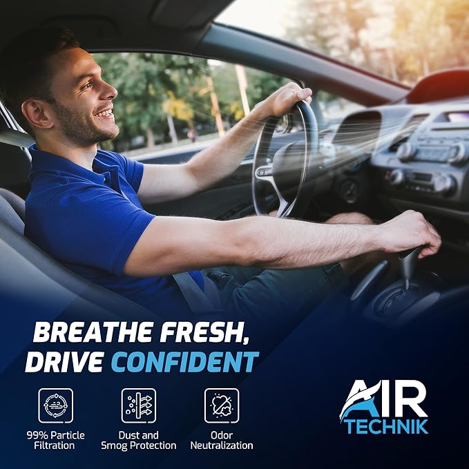 AirTechnik CF11719 Cabin Air Filter w/Activated Carbon | Fits Select Mercedes-Benz Vehicles 2015-2025 C300, GLC300, GLE350, GLE43 AMG, ML350, E300,E450, E350, C43 AMG - CU25002 / 166 830 0218
