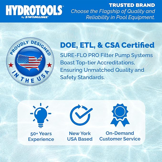 SWIMLINE HydroTools Above-Ground Pool Replacement Filter Element, 100 Sq. Ft. High-Performance Filter for Sure-Flo Cartridge Pump System, Element Only