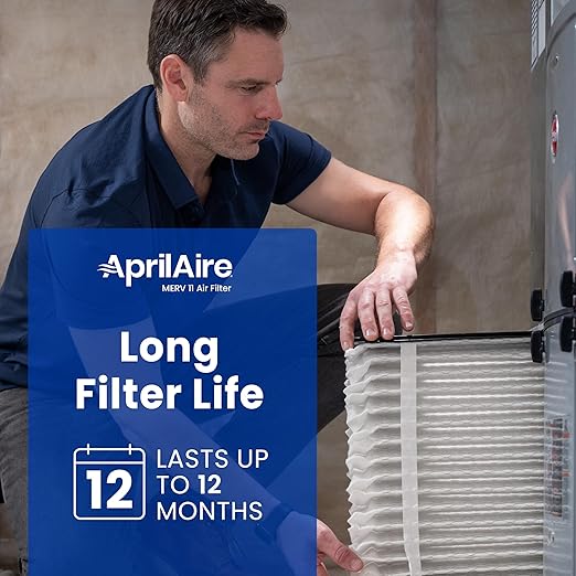 AprilAire 510 Replacement Filter for AprilAire Whole House Air Purifiers - MERV 11, Clean Air & Dust, 31x28x4 Air Filter (Pack of 2)