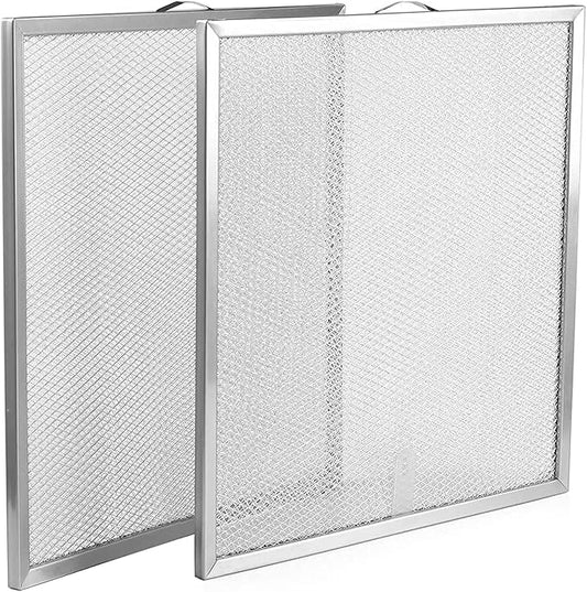 99010316 Range Hood Filter, for Broan Kitchen Exhaust Grease Filter, Stove Hood Vent Air Filters 11 1/4" x 11 3/4" x 3/8" Reinforced Aluminum Frame fit S99010316, NTK7450000,990721400A (2 Pack)