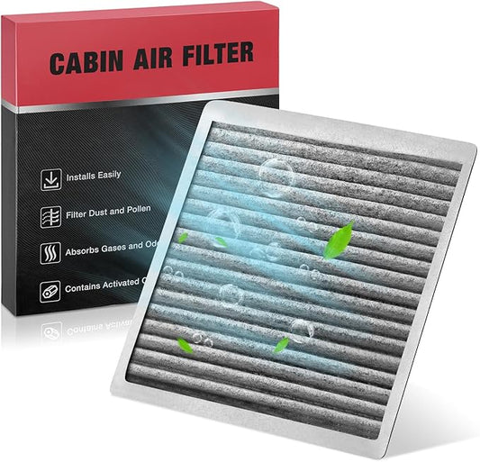BDFHYK Cabin Air Filter w/Activated Carbon CF10547 Compatible with Ford 2007 2008 2009 2010 2011 2012 2013 2014 Edge, Compatible with Lincoln 2007-2018 MKX