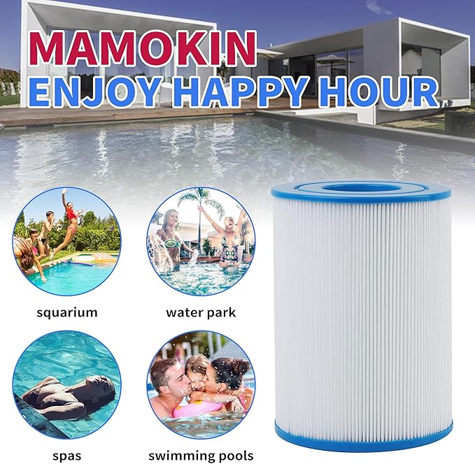 Spa Filter C-4405 Replaces Unicel C-4405, Filbur FC-2387, PRB25SF-PAIR, Marquis 20342, R172464, APCC7062, CMP 25392-000-100, 17-2464, 817-5010, Rainbow DSF 50 Hot Tub Filter- 2 Pack