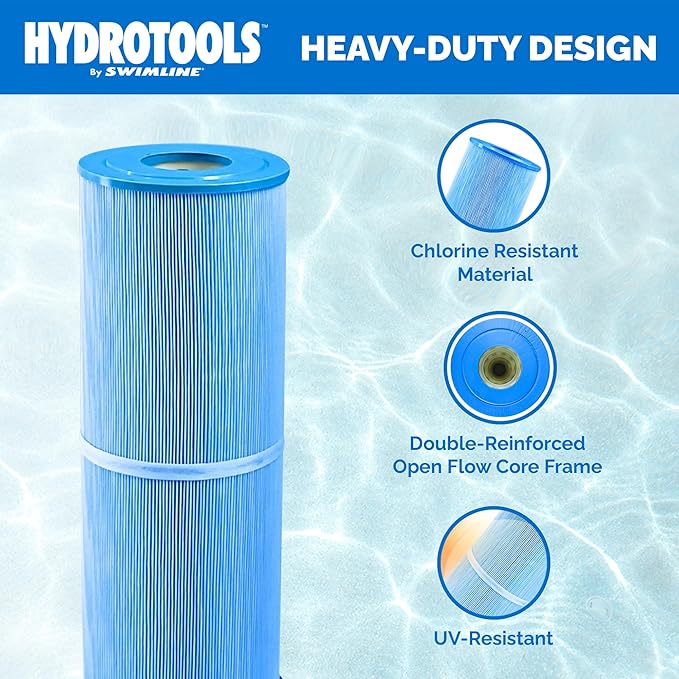 SWIMLINE HYDROTOOLS Above-Ground Pool Cartridge Filter Replacement, 90 Sq Ft Element