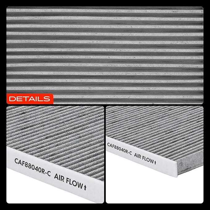 A-Premium Cabin Air Filter with Activated Carbon Compatible with Buick LeSabre & Cadillac DeVille, DTS & Oldsmobile Aurora & Pontiac Bonneville, 2000-2011, 3.8L 4.0L 4.6L, Replace# 95164349