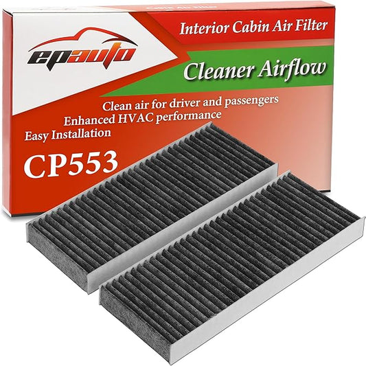 EPAuto CP553 (CF10553) Cabin Air Filter, Replacement for Nissan Frontier (2005–2025), Xterra (2005–2015), Pathfinder (2005–2012), NV1500/2500/3500 (2012–2015), Suzuki Equator (2009–2012)