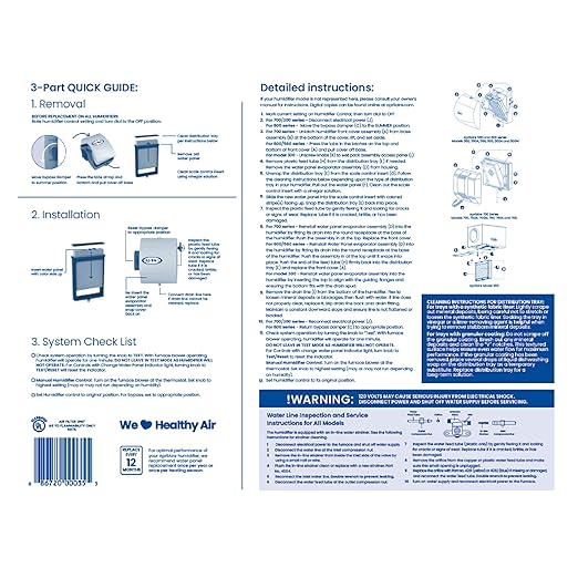 AprilAire 35 Water Panel Humidifier Filter Replacement for AprilAire Whole-House Humidifier Models 300, 350, 360, 560, 560A, 568, 600, 600A, 600M, 700, 700A, 700M, 760, 760A, 768 (Pack of 2)