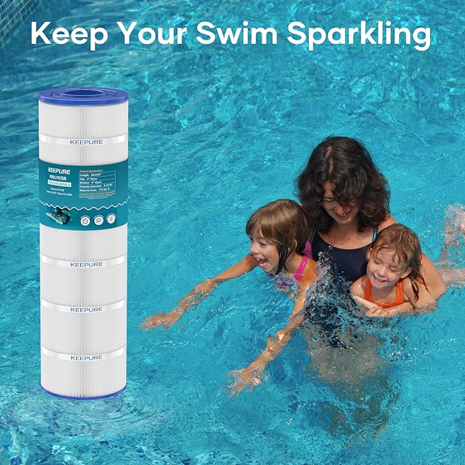 CX1750RE Pool Filter Cartridge Compatible with C1750, PA175, C-8417, FC-1294, C1900RE, PXC175, 817-0175P Filter Cartridge, 175 Sq. Ft,1Pack