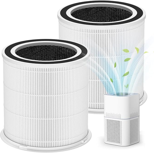 2 Pack AP301 Replacement Filter, Only Compatible with Dayette AP301 AP302 Air Purifier, Efficient Air Filter, NOT FOR AP303 AP304 AP401 AP402 AP403 AP404 Air Purifiers