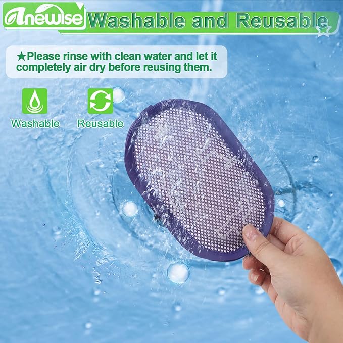 Anewise 4Pk Filter for Dyson DC44 Animal, DC35, DC31, DC56, DC34, DC30 Digital Slim Exclusive Multi Floor Vacuum Cleaner, Replacement Part #917066-02