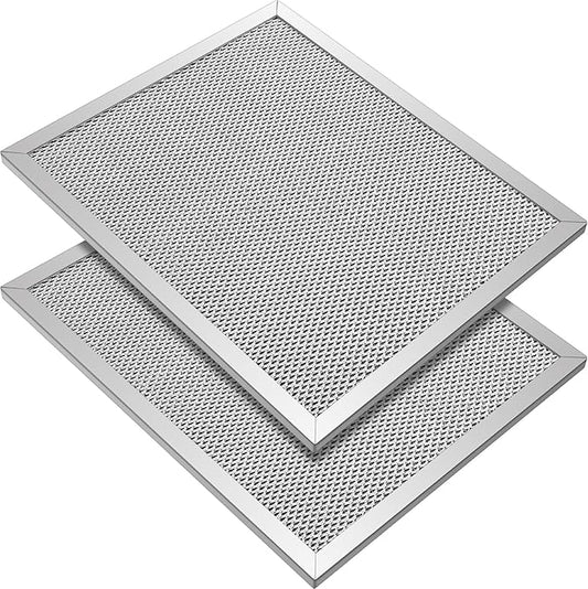 97006931 Aluminum Range Hood Filter Compatible with Broan Nutone Range Hood Exhaust Fan Filter Replace #S97006931 BP29 1172137 5-3078 88150 99010121 C88150 K758900 10.5 x 8.75 inch (2 Pack)