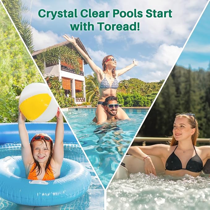 TOREAD PCC80 Pool Filter Replaces Pentair CCP320, Unicel C-7470, Ultral-A5, R173573, Filbur FC-1976, Clean and Clear Plus 320,4 X 80 sq. ft. L x OD:20 1/16"x 7" Filter Cartridge 4 Pack
