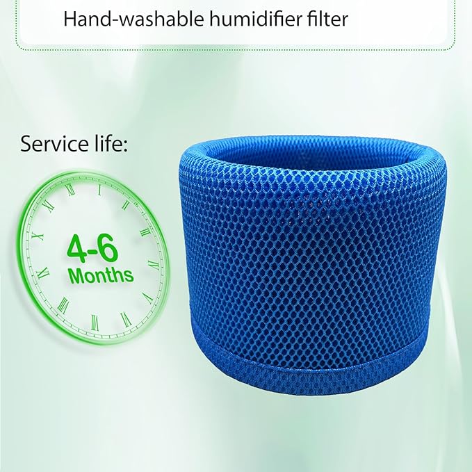 4-Pack 774S Replacement Filter Cartridges Compatible with DREO Humidifier High-Molecular Resin 3D Weave Upgraded Replacement Cartridges