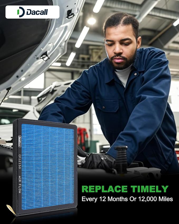 CF12150 Cabin Air Filter fit for Ford F150, F250/F350/F450/F550 Super Duty, Expedition, for Lincoln Navigator (2015-2025)- Activated Carbon Beads