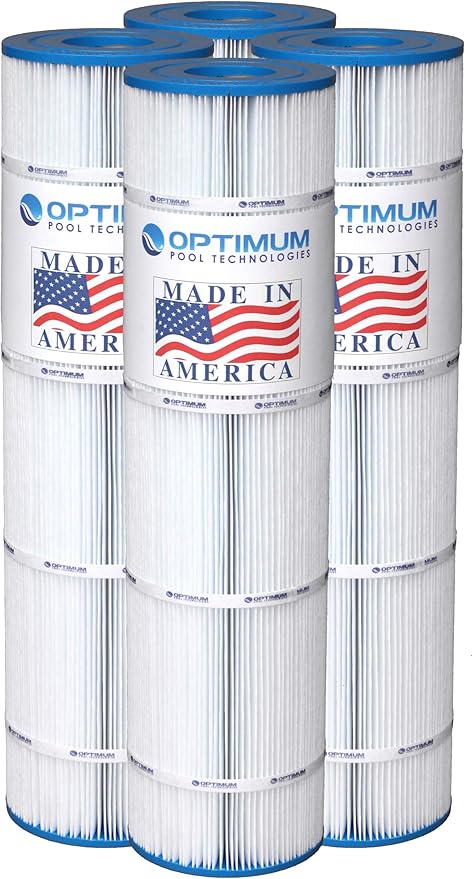 Optimum Pool Technologies Pool Filter 4-Pack Compatible Replacement for Swim Clear C4500, C4520; Replaces CX875XRE, Unicel C-7489, Filbur FC-1275, & Pleatco PA112 Filter Cartridges