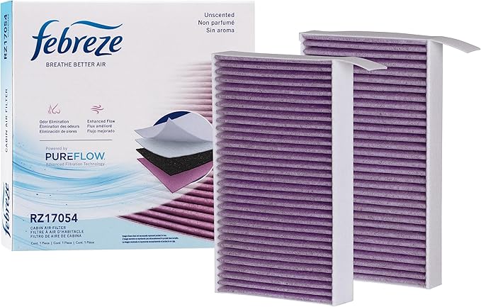 Febreze Odor Control Cabin Air Filter by PUREFLOW RZ17054 Fits 2020-2027 Tesla Y; 2017-2026 3