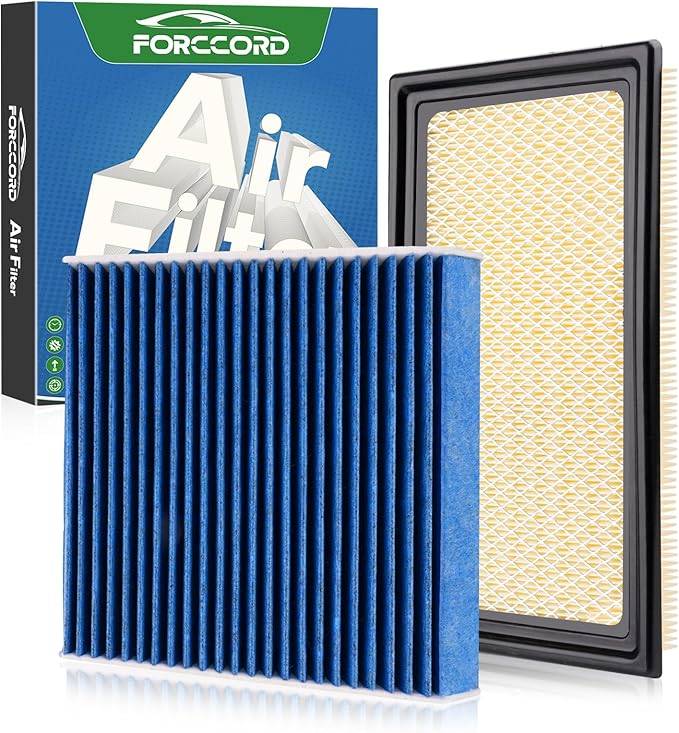 Cabin & Engine Air Filter Fit for Explorer 2011-2019, 3.0T Flex 2010-2019, Fusion 2010-2012 3.5L, Taurus 2009-2019, MKT 2010-2019 Replacement CF11176 CA10242 Car Accessories