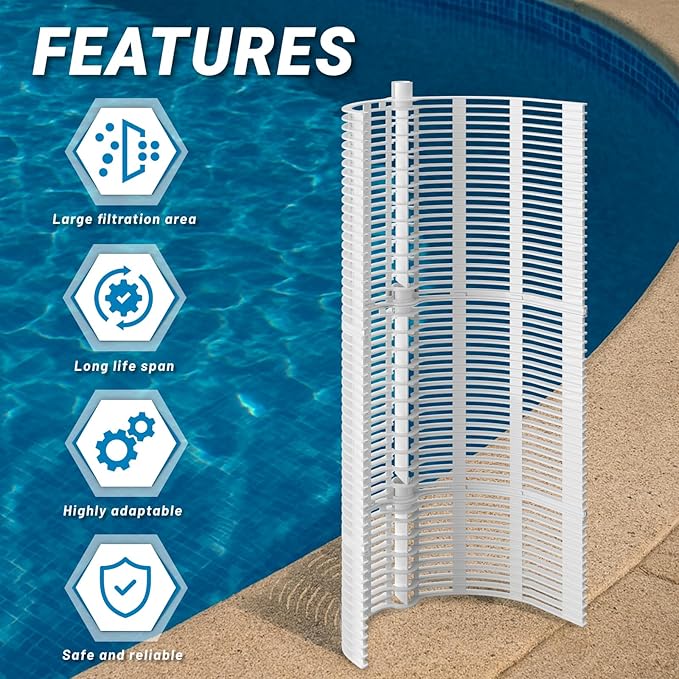 48 sq Swimming DE Pool Filter Grids Compatible with Hayward Pro-Grid DE4820,Micro Clear DE4800 and DE480S,for Penair FNS Plus Grid Set 48 Sq.Ft. (24 inch Height)