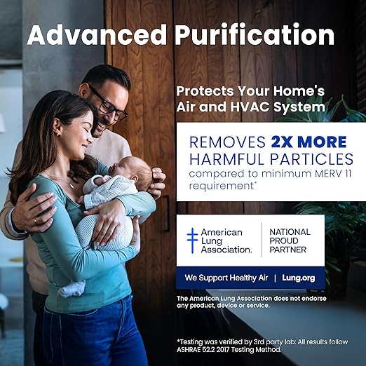 Genuine AprilAire 410 Replacement Filter for AprilAire Whole House Air Purifiers - MERV 11, Clean Air & Dust, 16x25x4 Air Filter (Pack of 1)