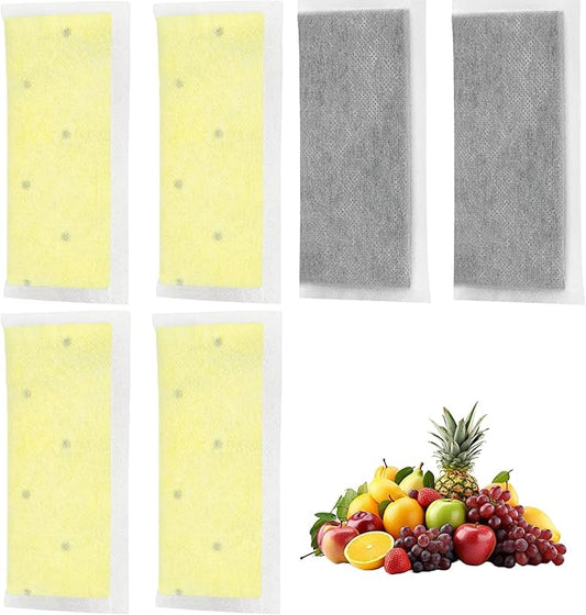 6 PK-2 Produce Keeper Refill Filters – Compatible with Frigidaire Gallery GRMC2273BF, GRMC2273BD, GRMG2272BF Refrigerator Produce Keeper