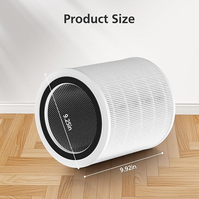 2 Pack Core 400S Replacement Filter for LEVOIT Core 400S Smart WiFi Air Purifier, Core 400S-RF Activated Carbon Filter, LRF-C401S-WUS, White
