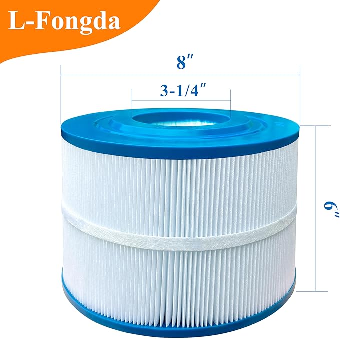 PBF40 Spa Filter Compatible with Bull Frog Spas and Bulk Savings, Wellspring 30 Coreless 10-00282, 40 Sq.Ft., 2 Pack