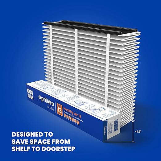 AprilAire 613 Replacement Filter for AprilAire Whole House Air Purifier 1625FG - MERV 13, Healthy Home Allergy, 16x25x4 Air Filter (Pack of 1)
