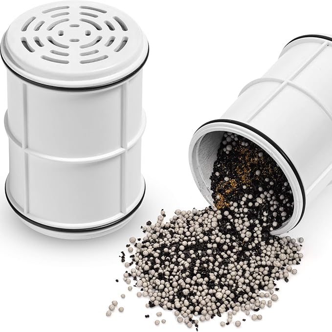 Aqua Elegante Shower Water Filter - Chlorine Showerhead Filters Using Only Proven Ingredients, Universal Home Purifier And Filtered Softener System Best for Skin and Hair - Replacement Cartridge