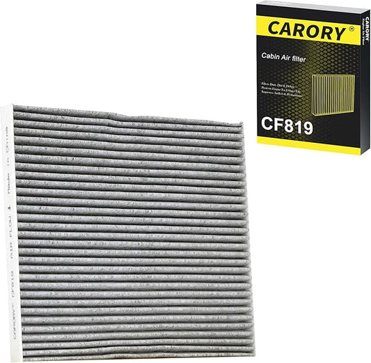 Cabin Air Filter w/Activated Carbon for Chevy Equinox 2010-2017, Captiva Sport 2012-2015, GMC Terrain 2010-2017, Hyundai Santa Fe 2013-2018, Santa Fe Sport 2013-2018, Kia Sedona 2011-2021