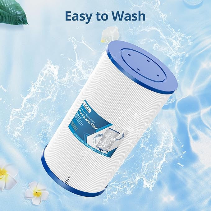 FC-2402 Hot Tub Spa Filter, Compatible with Watkins 303279, PFF42TC-P4, 78460, FC-2402, Lifesmart, Freeflow, AquaTerra, Hydromaster, Grandmaster, Simplicity, Bermuda Hot Tub Filters, 2 Pack