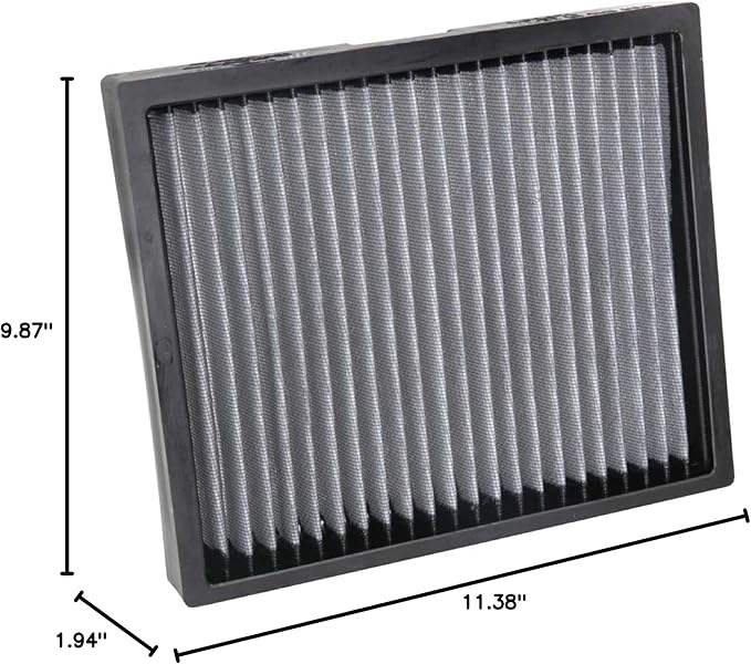 K&N LIFETIME Cabin Air Filter: Premium, Washable, Clean Air for your Cabin: Compatible with 2012-2026 Acura/Buick/Chervolet/Cadillac: (See Product Description for Select Models), VF2071