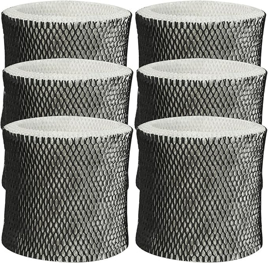 HWF64 Humidifier Filter for Sunbeam Humidifier Filter B, SCM1746, Long-Last & Sturdy, Fits Holmes HM1746, HM-1745 and Bionaire BWF64, 6 Pack