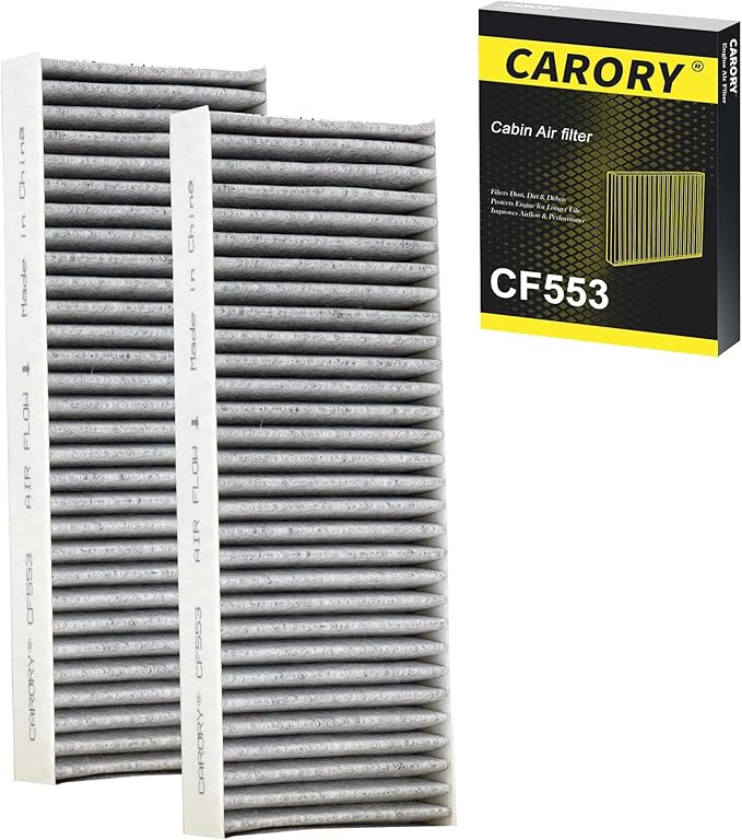 Cabin Air Filter w/Activated Carbon for Nissan Frontier 2005-2021, Pathfinder 2005-2012, Xterra 2005-2015, NV1500 2012-2015, NV2500 2012-2015, NV3500 2012-2015, Suzuki Equator 2009-2012